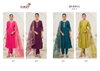 Rubina Vol 1 By Vamika Viscose Roman Silk Work Kurti With Pant And Dupatta Bulk Orders In India